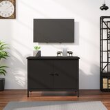 vidaXL TV omarica z vrati črna 60x35x45 cm inženirski les Cene