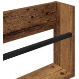  Polica za časopise s policom 2 pcs Staro drvo 100 x 12 x 30 cm | shoptok.hr