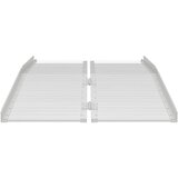  Ramp za invalidska kolica Srebrno 122 x 73 5 x 11 cm Aluminij | shoptok.hr