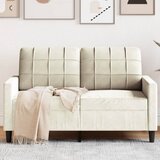 vidaXL Dvosjed krem 120 cm baršunasti Cijene