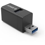 Orico USB hub s 3 vhodi, 1x USB 3.0, 2x USB 2.0, Alu črn, MINI-U32L Cene