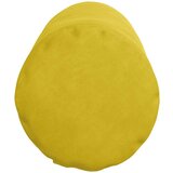 vidaXL Blazine 2 pcs Rumena Ø 25 x 70 cm Žametna tkanina | Shoptok.si