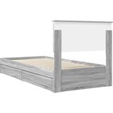  s od storage Siva Sonoma 90 x 200 cm Konstruirano drvo | shoptok.hr
