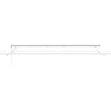 Nadstrešnica Ručna Bijelo 4 × 3 m Metal | shoptok.hr