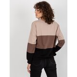 RUE PARIS Sweatshirt-RV-BL-8328.34X-black-beige | shoptok.hr