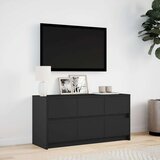vidaXL TV ormarić s LED svjetlima crni 100x34x50 cm konstruirano drvo | shoptok.hr