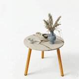Impakt Klub Sto, 40 cm, Bež Cene