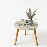 Klub Sto, 40 cm, Bež