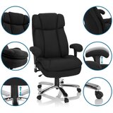 MID.YOU Pisarniški Stol Builder Xxl I, Črna | Shoptok.si