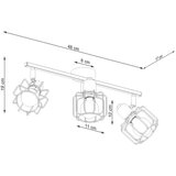  Stropna svetilka BELUCI 3 bela, (21348237) | Shoptok.si