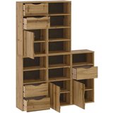  Bočni ormarići 5 kom ODDA 40x24x79 cm puno drvo bor | shoptok.hr