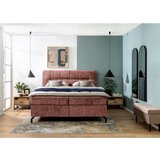 Esposa POSTELJA BOXSPRING 160 cm x 200 cm , tekstil rdečerjava | Shoptok.si