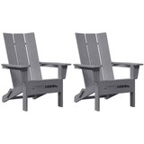  Vrtna stolica 2 pcs Svijetlo siva 80.5 x 74.5 x 92 cm | shoptok.hr