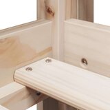  Posteljni okvir z lestvijo in streho 90x190 cm borovina, (21243173) | Shoptok.si