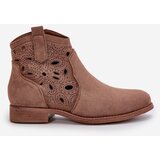 S. BARSKI Women's Cutout Ankle Boots With Zip Brown S.Barski | ePonuda.com