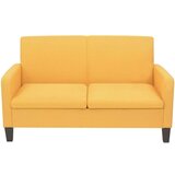 vidaXL Kauč Dvosjed 135x65x76 cm Žuti | shoptok.hr