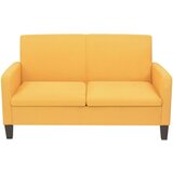 vidaXL kavč dvosed 135x65x76 cm rumene barve | Shoptok.si
