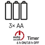  LED lanac 100xLED/3xAA 2,7 m hladno bela | Eponuda.com