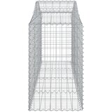  Lučne gabionske košare 5 kom 200x50x80/100 cm pocinčano željezo | shoptok.hr