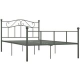  Posteljni okvir siv kovinski 160x200 cm, (20646840) | Shoptok.si