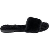 SEASTAR Black flip-flops with soft fur | ePonuda.com