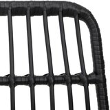  Vrtne stolice 2 kom crne 48 x 62 x 84 cm od PE ratana | shoptok.hr
