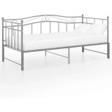  Izvlečni posteljni okvir siv iz kovine 90x200 cm, (20645684) | Shoptok.si