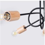 Nice Lamps Crna/u prirodnoj boji stropna svjetiljka 15x61 cm Tumber – | shoptok.hr