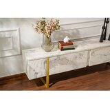 Hanah home TV polica Serenity Fressia Marble Gold