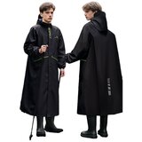 INF Dežni plašč za celo telo z odsevnimi trakovi in prevleko za nahrbtnik Black 6XL, (5000161668) Cene