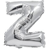 Procos Folija balon u obliku slova, srebrne boje – slovo Z, 32 cm | shoptok.hr