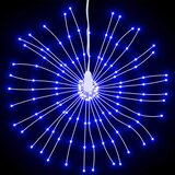  Božićna svjetla zvjezdani prasak 140 LED 8 k plava 17 cm | shoptok.hr