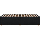  Okvir za krevet bez madraca crni 100x200 cm od tkanine | shoptok.hr