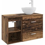vidaXL Komplet pohištva za kopalnico 2 pcs Star les Inženirski les, (5000245449) | Shoptok.si