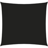 vidaXL Senčno jadro oksford blago kvadratno 6x6 m črno, (20729229) | Shoptok.si