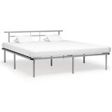 Maison Chic Posteljni okvir - Dvoposteljna postelja - Zakonska postelja siv kovinski 200x200 cm-J5479, (21775752) | Shoptok.si