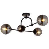 Endon 106662 - plafonski luster ontario 4xE14/7W/230V crna/zadimljena Cene