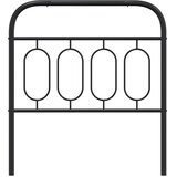  Metalno zamjensko uzglavlje crno 90 cm | shoptok.hr