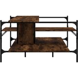  Stolić za kavu boja hrasta 100x100x48,5 cm konstruirano drvo | Eponuda.ba