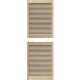  Vrata ormara 4 pcs Smeđa 170 x 59.5 x 2.1 cm Masivna borovina | shoptok.hr