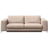 Rodier Bež žametna raztegljiva sedežna garnitura 256 cm Rene – | Shoptok.si