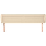  Uzglavlje s ušima krem 163x23x78/88 cm od tkanine | shoptok.hr