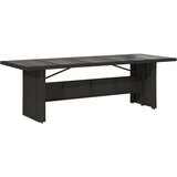  9-dijelni vrtni bistro set od poliratana s jastucima crni | shoptok.hr