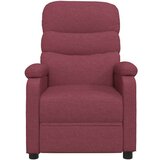  Naslonjač od tkanine crvena boja vina - boja crnog vina 1 | shoptok.hr