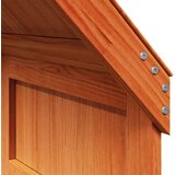 vidaXL Streha za otroško posteljo voščeno rjava 55x84x132 cm borovina | Shoptok.si