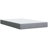  Krevet s oprugama i madrac svjetlosivi 120 x 200cm od tkanine | shoptok.hr
