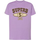 Superb 1982 Majice s kratkimi rokavi SPRBCA-2201-LILAC Vijolična Cene