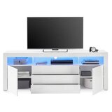 Modern Living komoda goal, bela, led | Shoptok.si