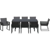  Vrtni set za objed 9 pcs Antracit poliratan | shoptok.hr