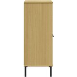  Regal za knjige smeđi 90 x 35 x 90,5 cm od masivnog drva OSLO | Eponuda.com